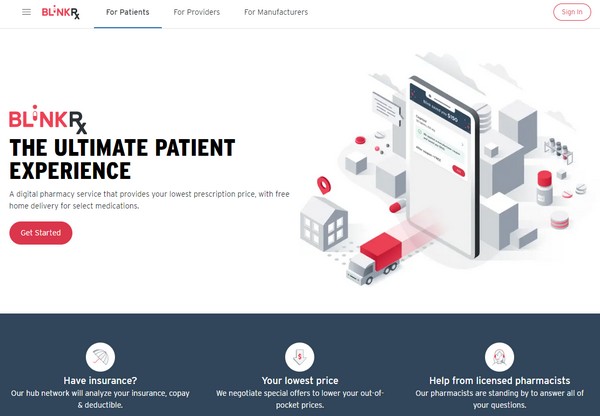 BlinkRx website